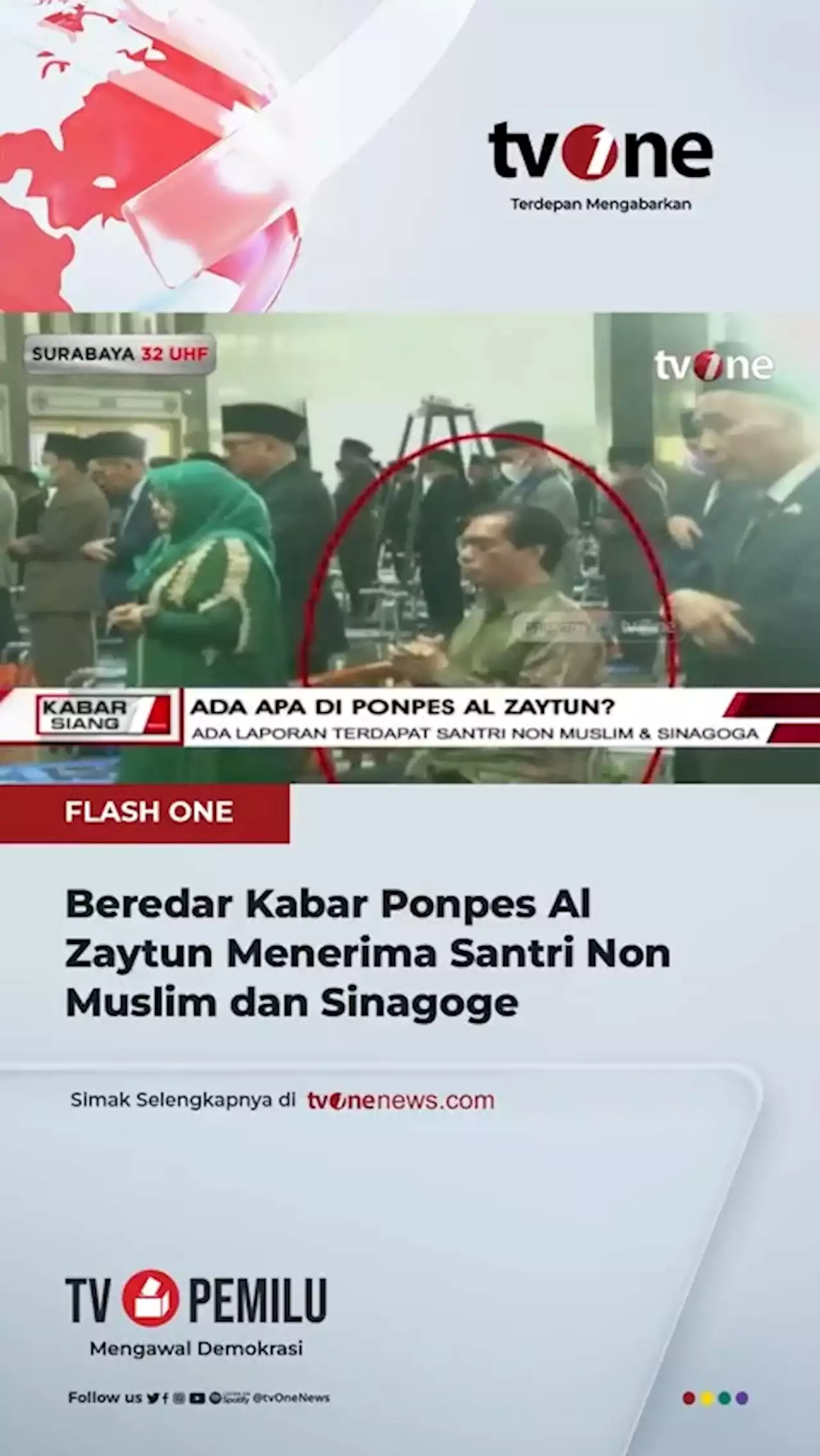 Beredar Kabar Ponpes Al Zaytun Menerima Santri Non Muslim dan Sinagoge - tvOne