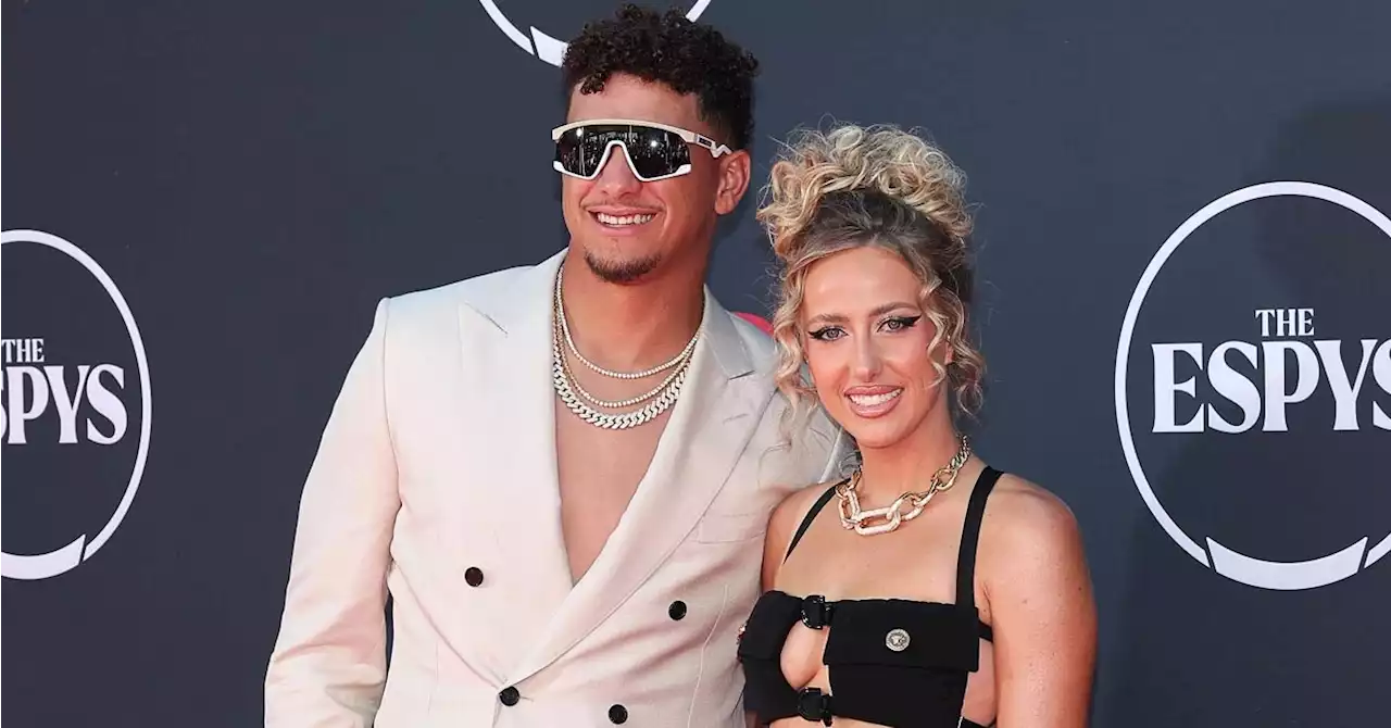 Patrick Mahomes, Wife Brittany Gush About Kids on 2023 ESPYs Red Carpet