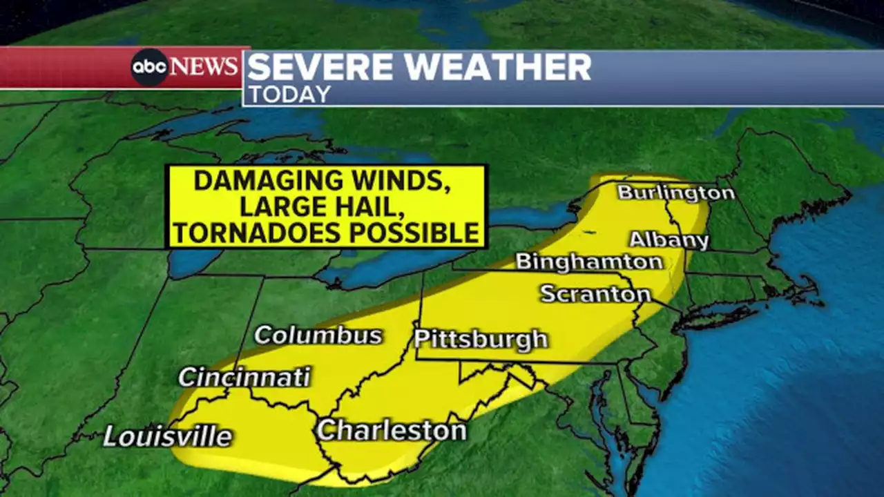 Tornadoes touch down in Midwest amid flooding in Northeast and extreme heat in Southwest