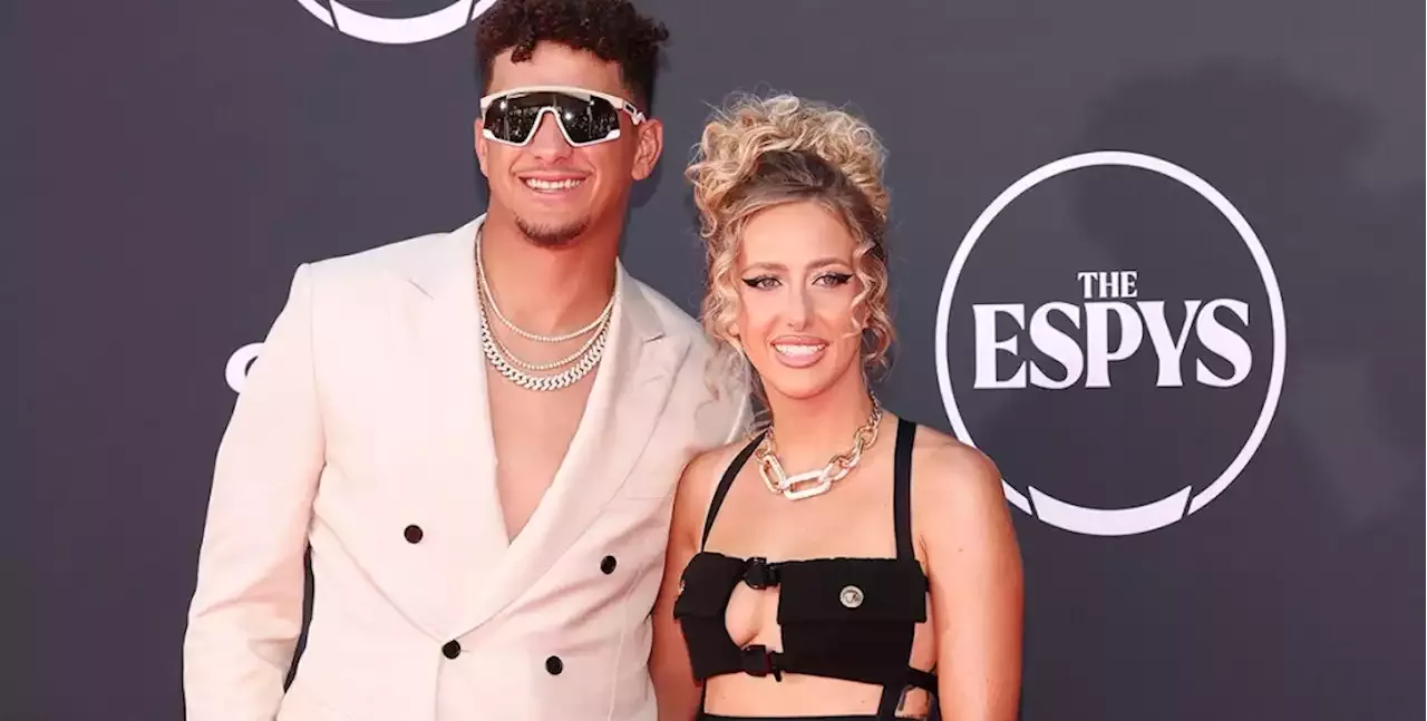 Patrick Mahomes’ Wife Brittany Dons Versace Cutout Dress With Medusa ...