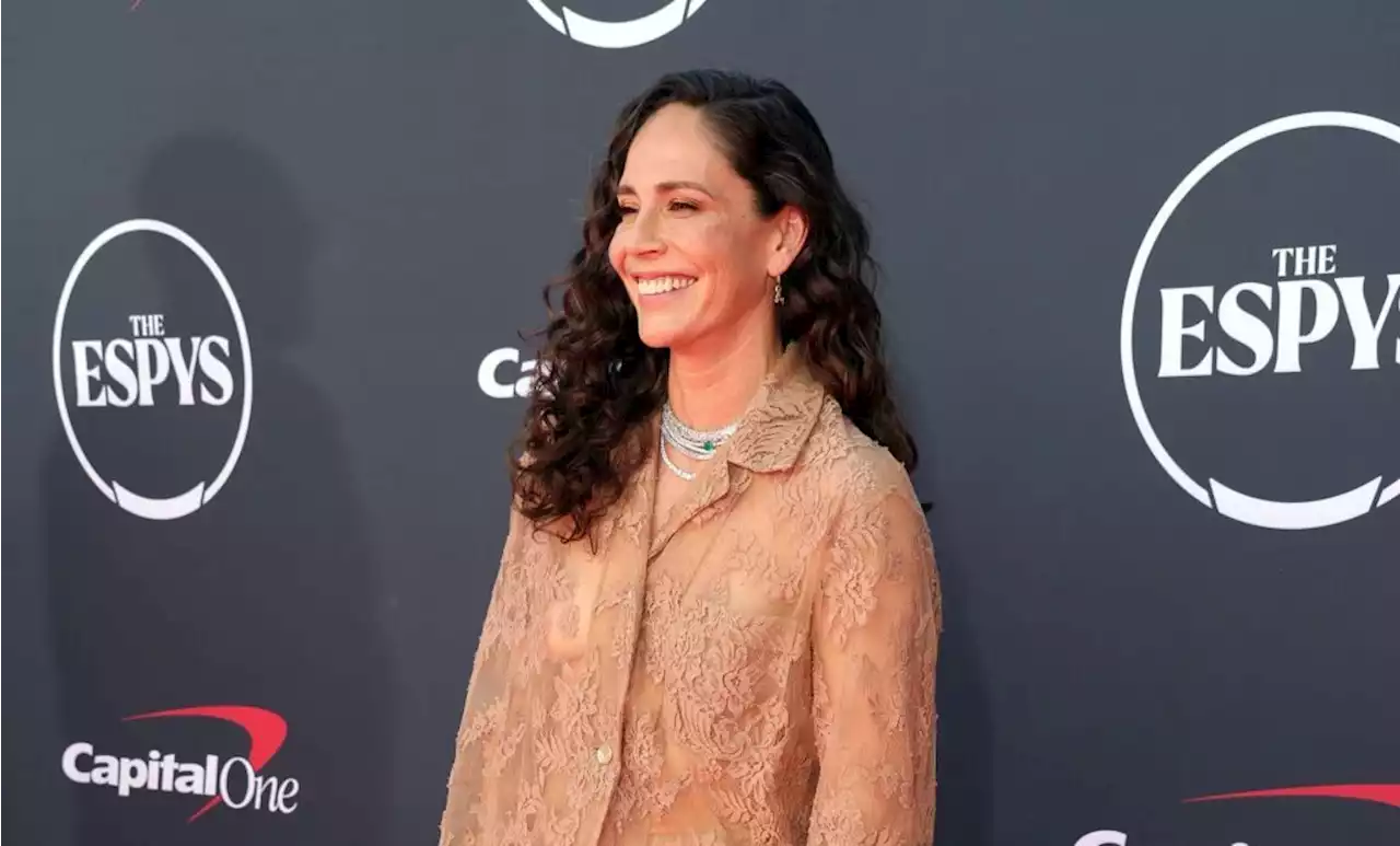 Sue Bird Goes Sheer in Gucci Lace Suit With Romantic Details for ESPYs 2023 Red Carpet