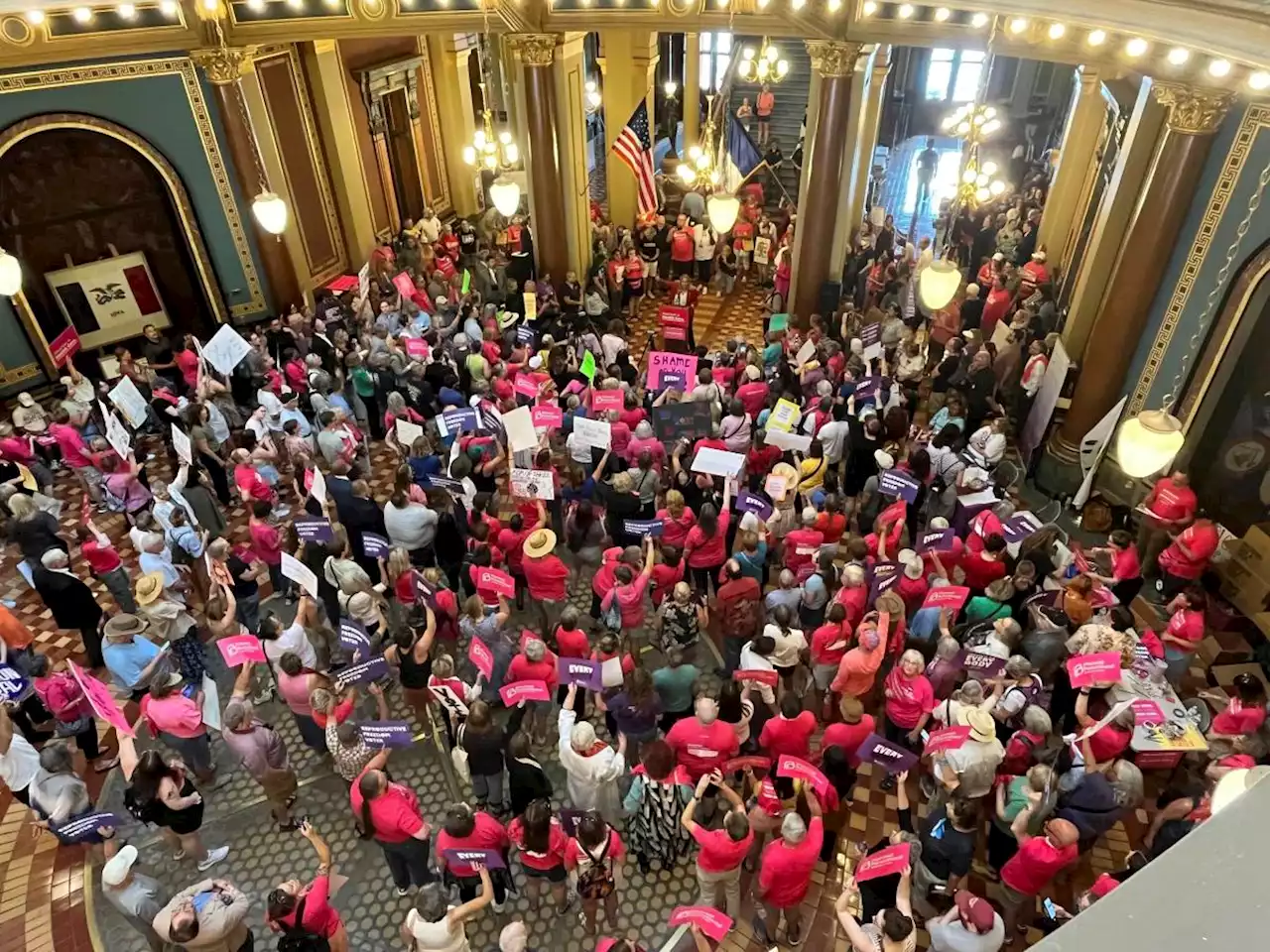 Iowa Republicans pass bill banning most abortions after about 6 weeks, governor to sign on Friday