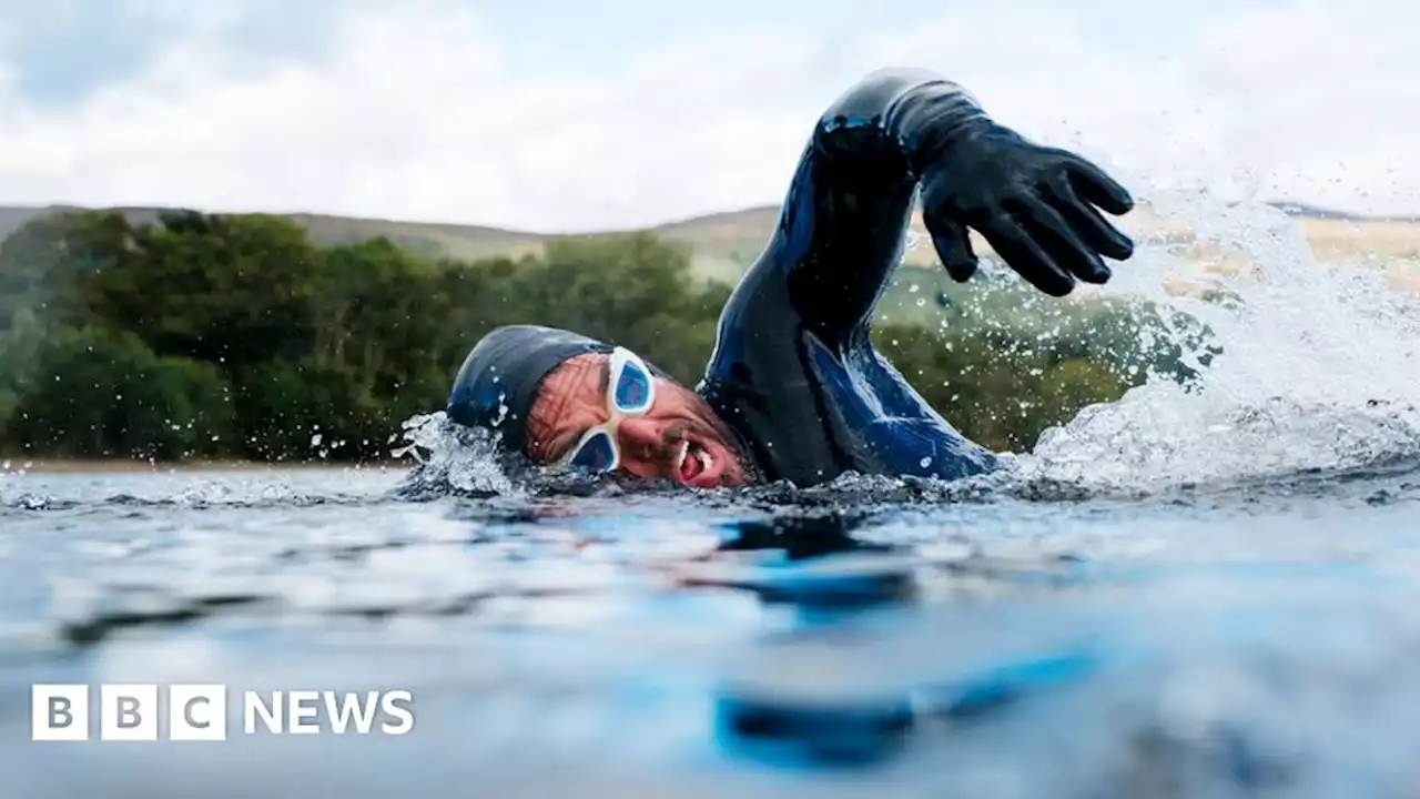 Grantham's Ross Edgely makes second attempt at longest non-stop lake swim