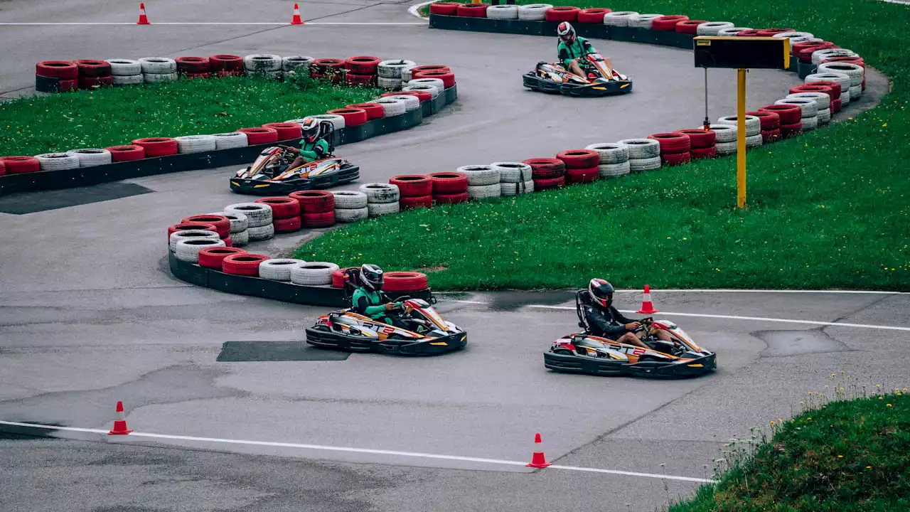 Hannover 96 trainiert auf der Kartbahn, Stefan Leitl begeistert