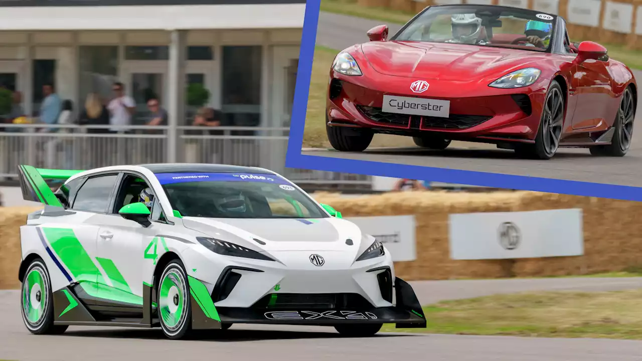 MG Cyberster And EX4 Concept Bring Electric Performance To Goodwood | Carscoops