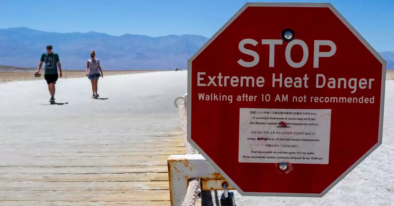 Death Valley visitors drawn to the hottest spot on Earth during ongoing US heat wave