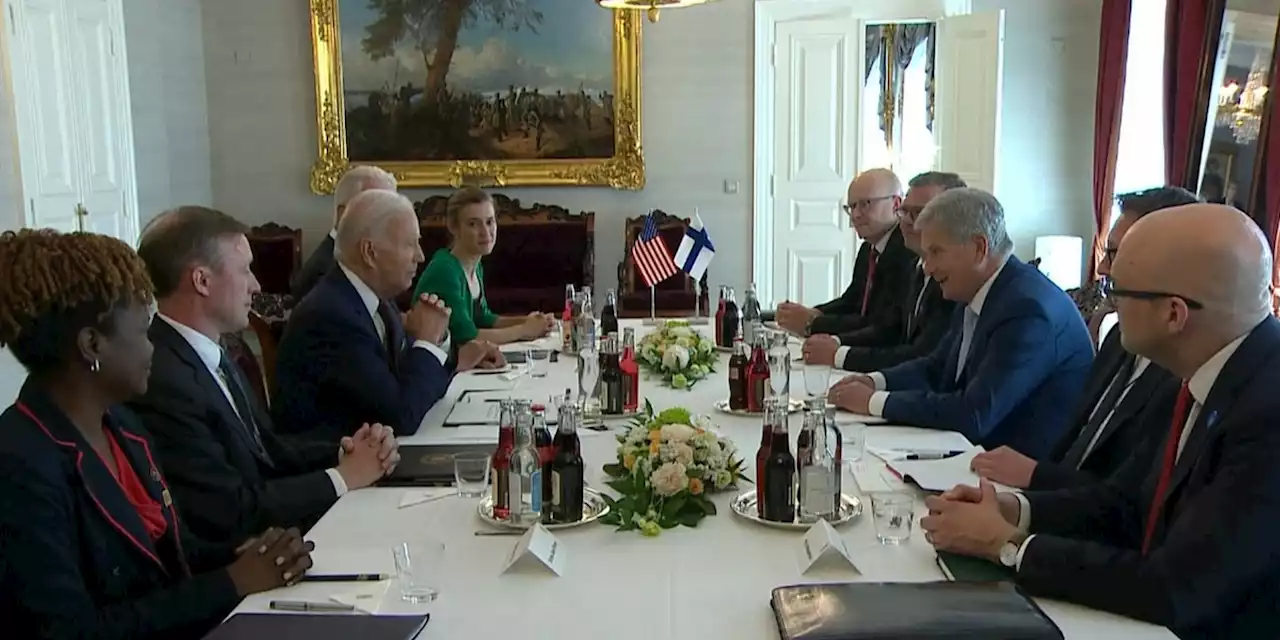 Biden proclaims NATO alliance ‘more united than ever’ as he celebrates new member Finland