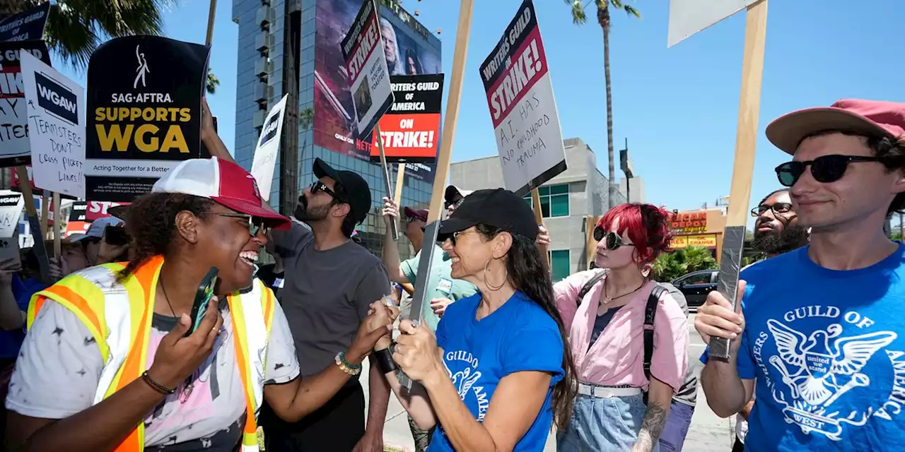 Striking actors to begin picketing alongside writers in fight over future of Hollywood