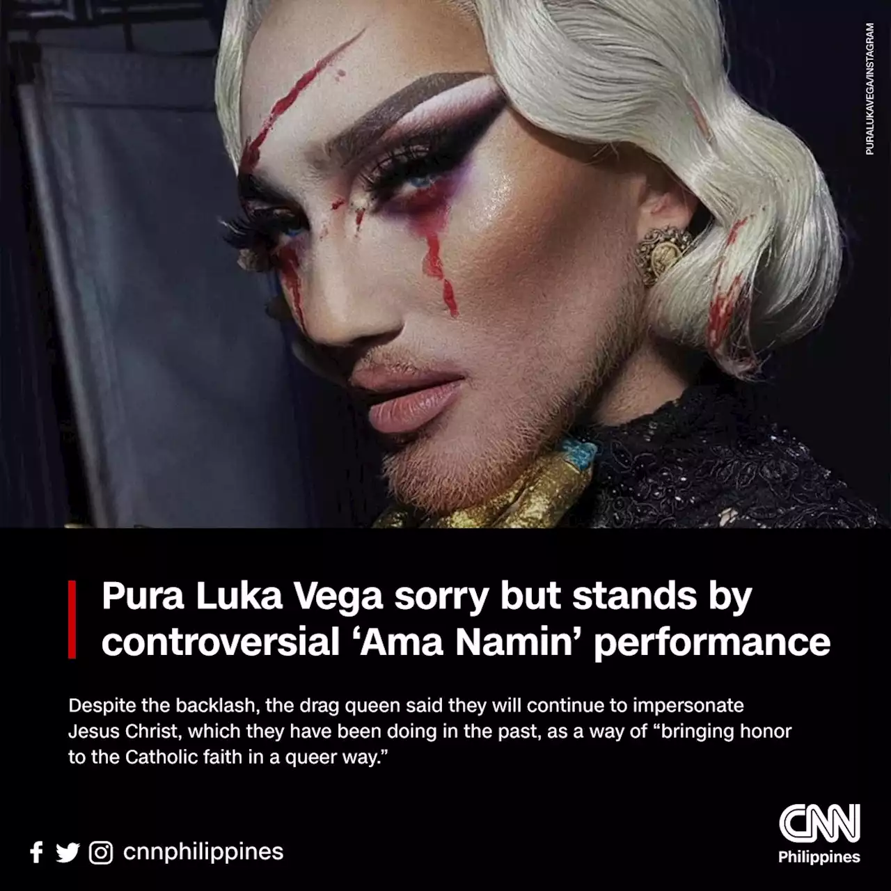 Pura Luka Vega sorry but stands by controversial ‘Ama Namin’ performance