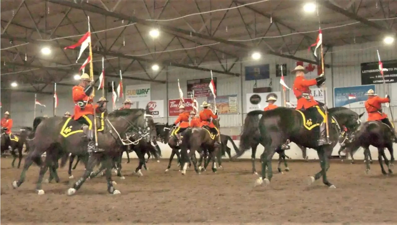 RCMP Musical Ride 150th anniversary tour performs in Fort Macleod