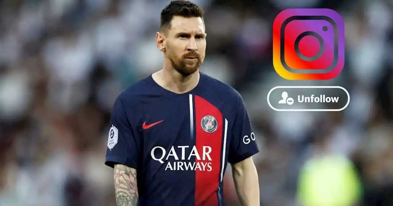 Messi dejó de seguir a PSG en Instagram