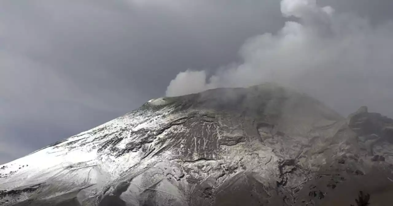 Prevén caída de ceniza del Popocatépetl en la CDMX