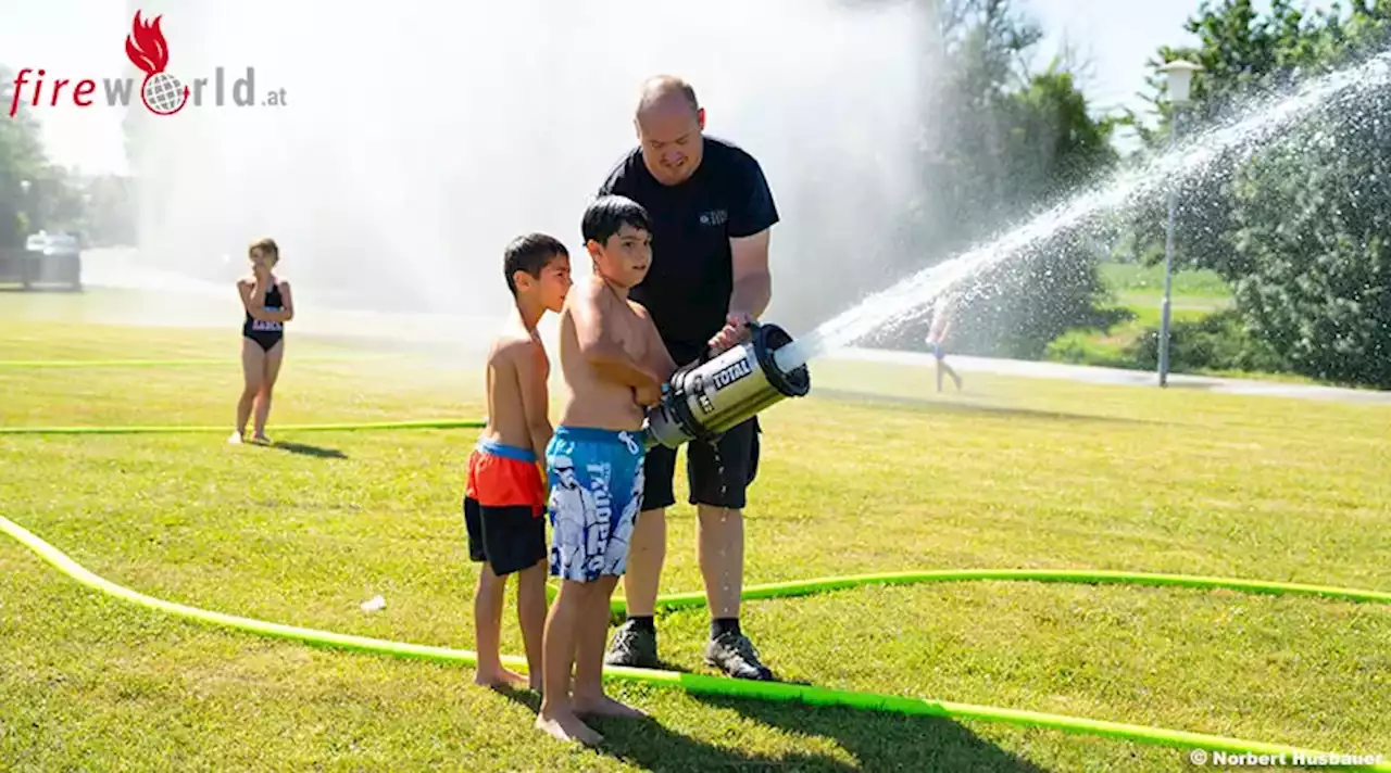 Bgld: Kindersommer zu Besuch bei der Feuerwehr Oberwart