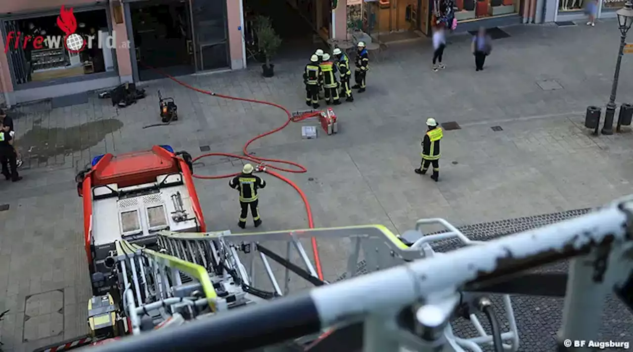 D: Brand in einem Lokal am Rathausplatz