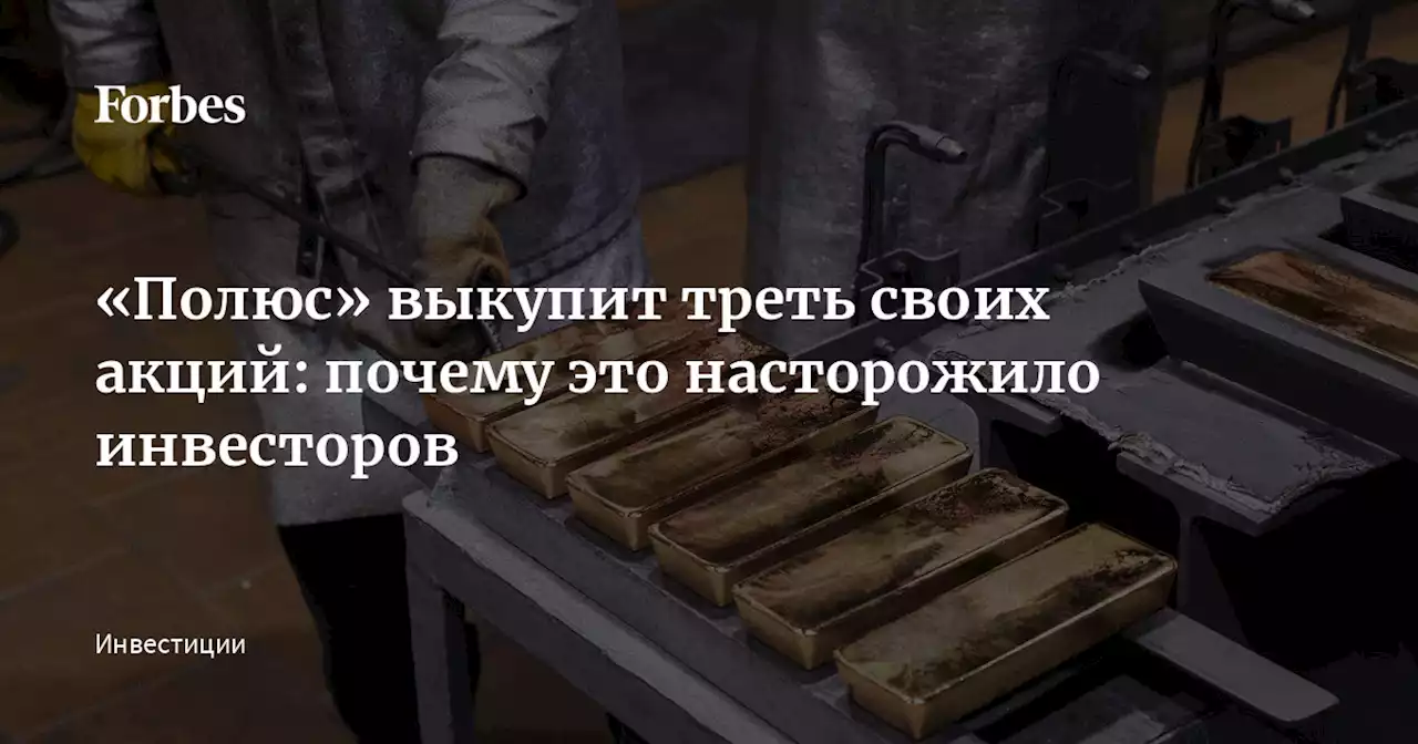 «Полюс» выкупит треть своих акций: почему это насторожило инвесторов