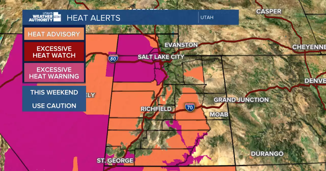 Heat threat areas expanded across Utah