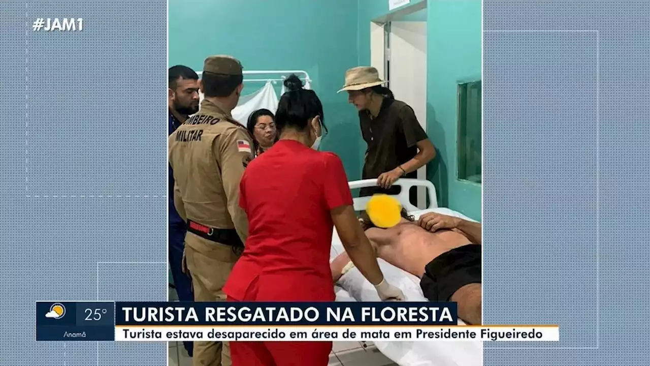 Turista italiano é resgatado após ficar três dias perdido em floresta no Amazonas