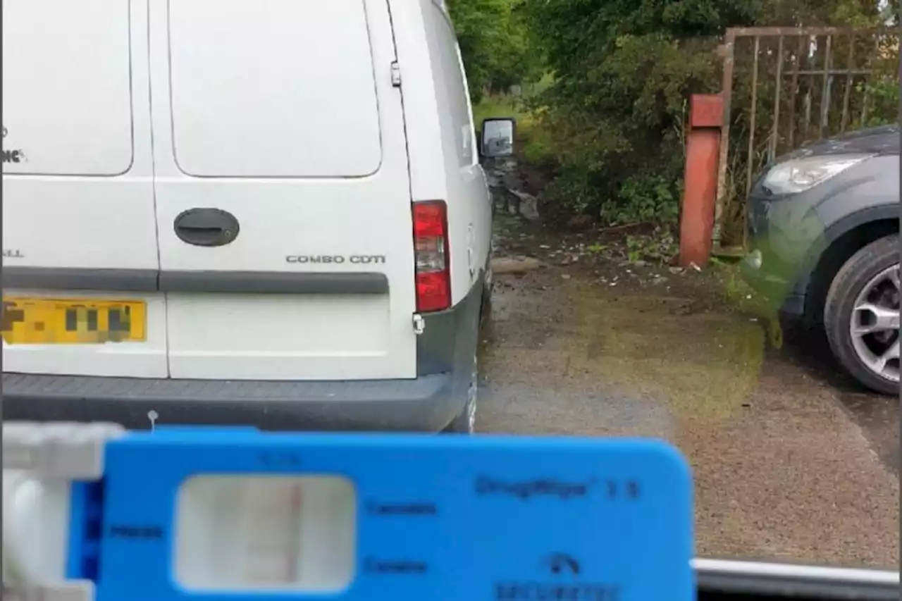 Driver arrested after police notice 'smell of cannabis' during MOT check