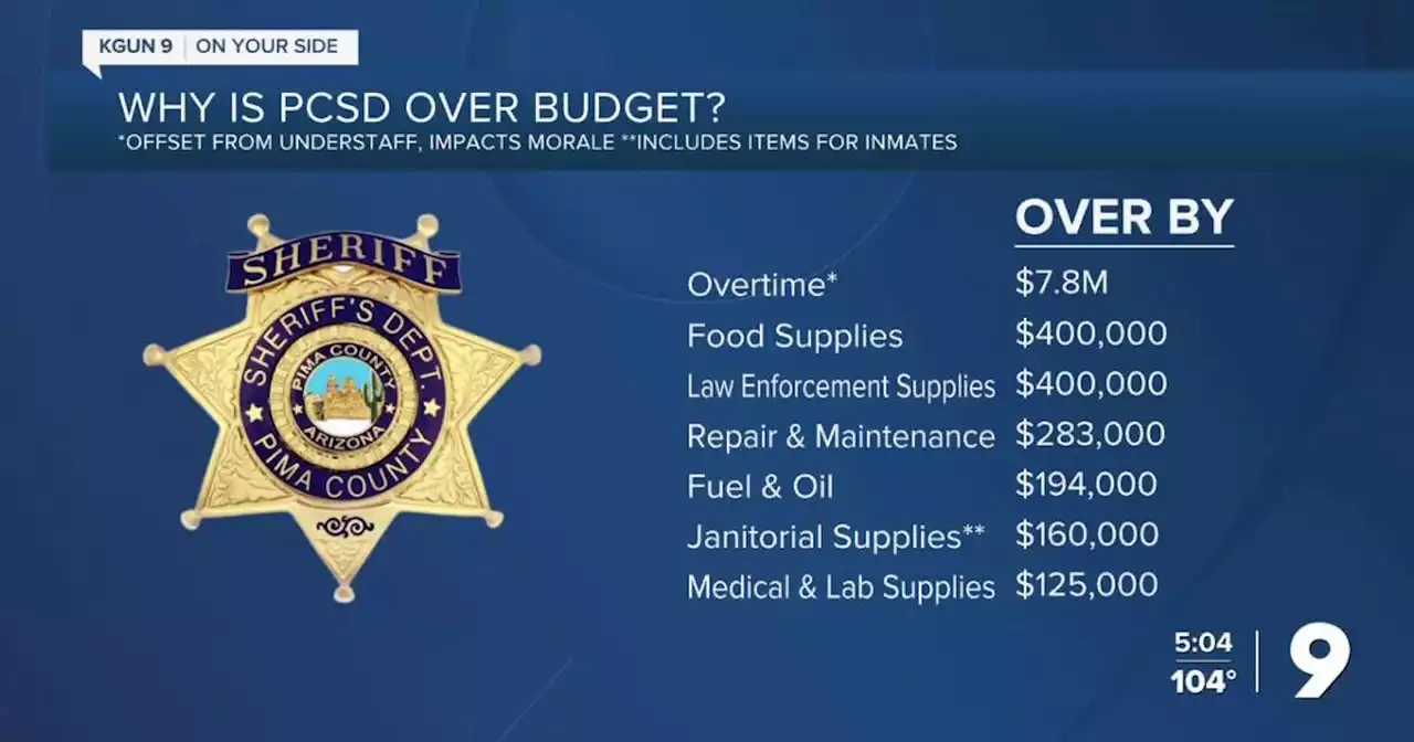 Why PCSD is expected to be $3.3M over budget for FY 2022-23