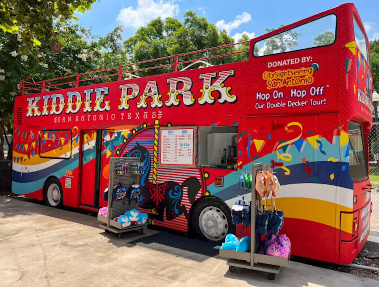 Historic Kiddie Park is adding new double-decker bus food truck