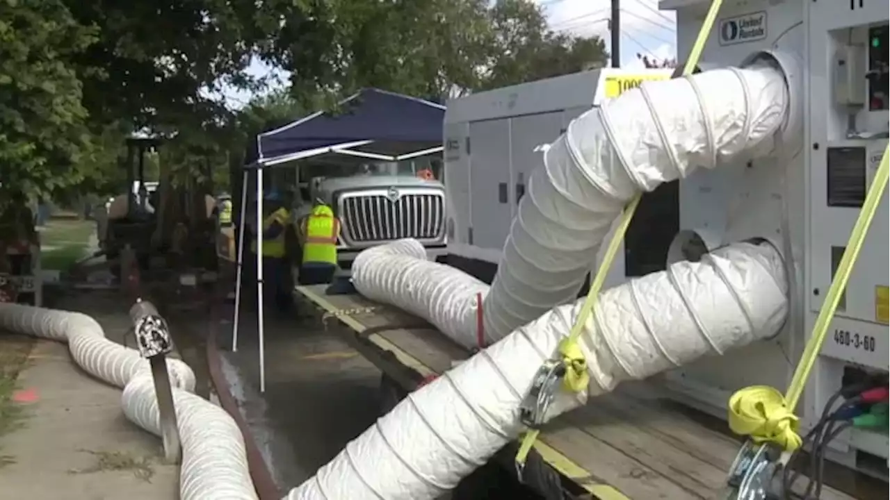 SAWS field crews cool off with portable HVAC units