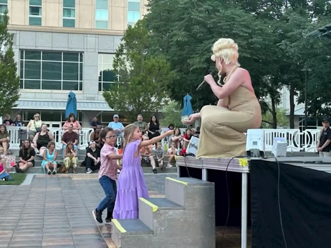 GALLERY: All-ages drag show performs at Gallivan Center in downtown Salt Lake City