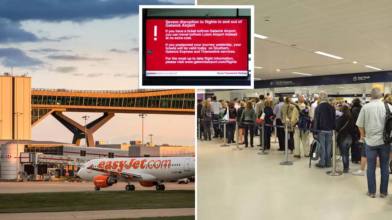 Gatwick airport set for 'inevitable' summer holiday chaos as staff announce eight days of strikes