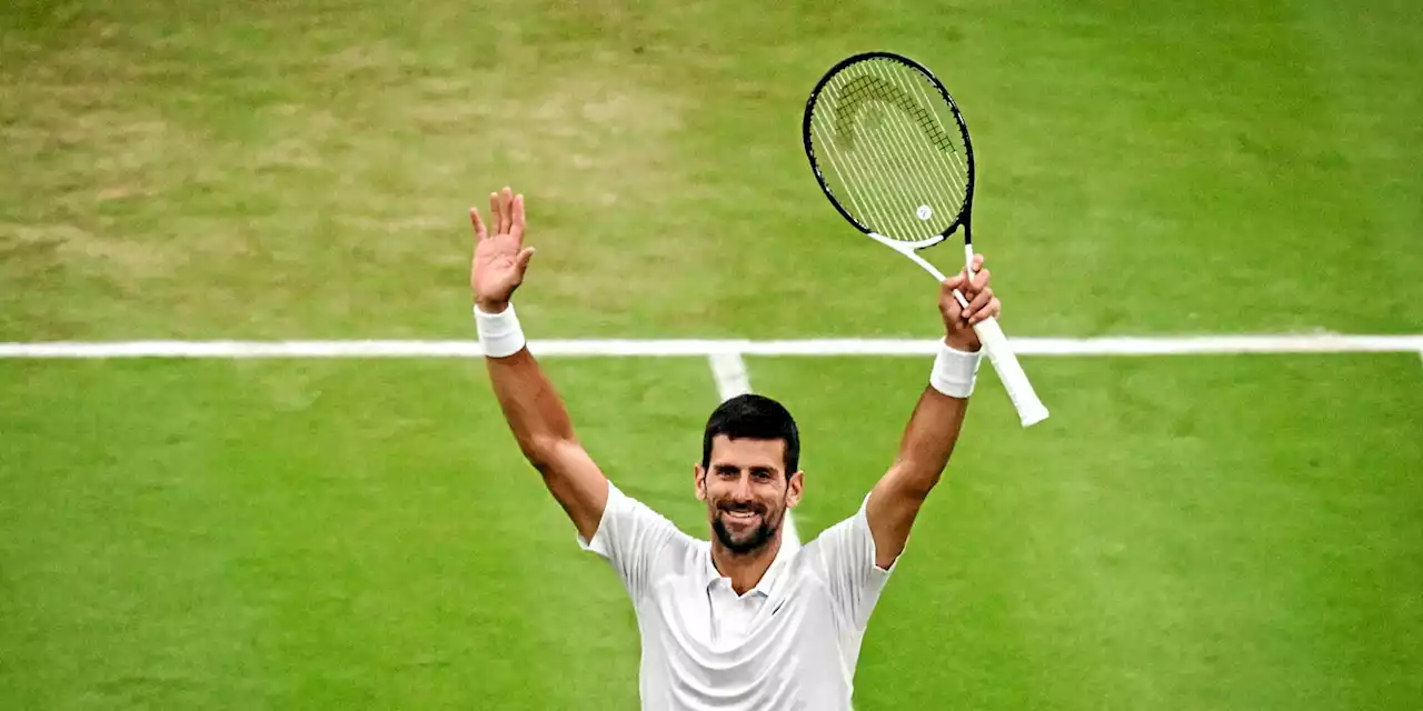 Tennis : Novak Djokovic se qualifie pour sa 9e finale à Wimbledon