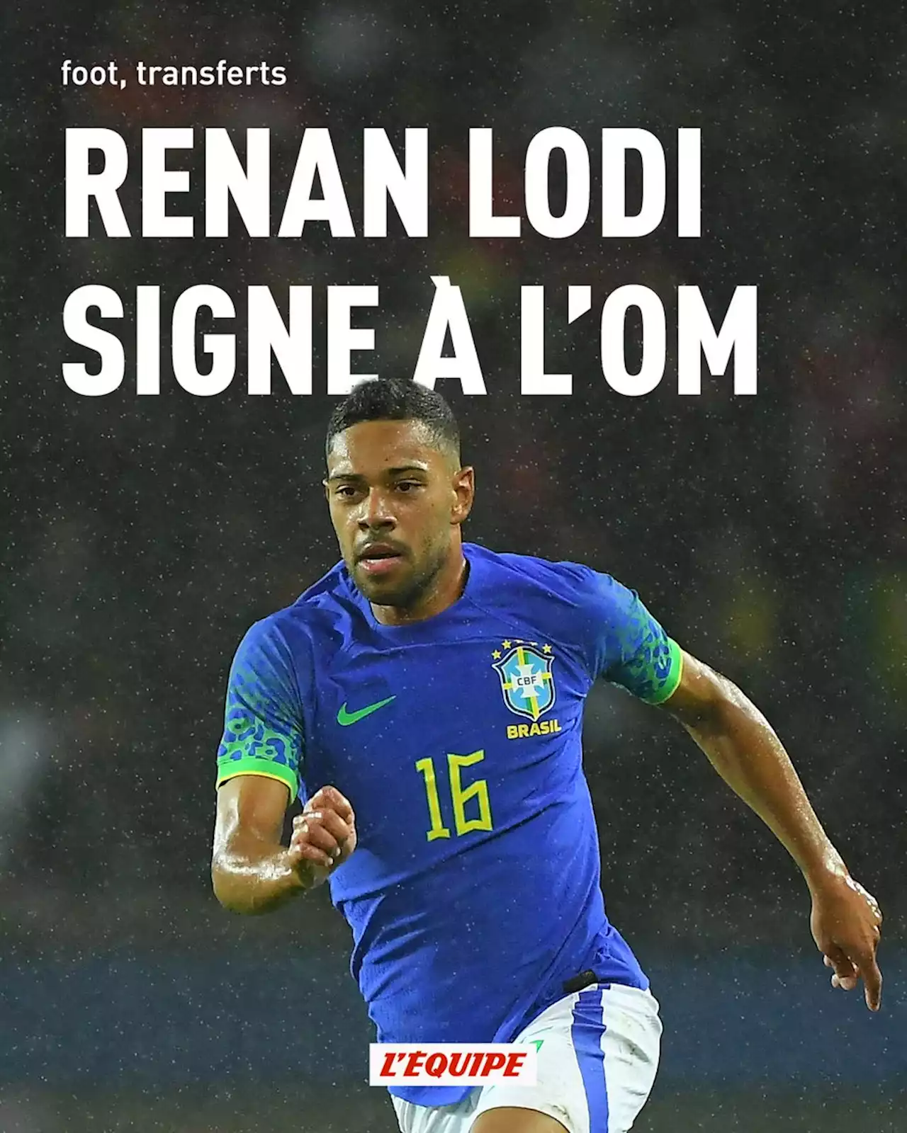 Renan Lodi, deuxième recrue estivale de l'OM