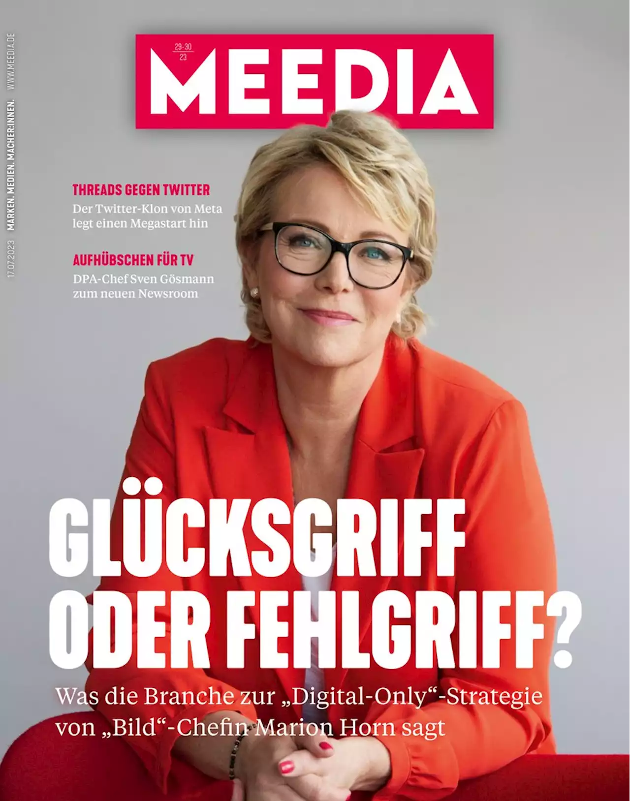 Glücksgriff oder Fehlgriff? Was die Branche vom „Digital Only“-Kurs von „Bild“-Chefin Marion Horn hält