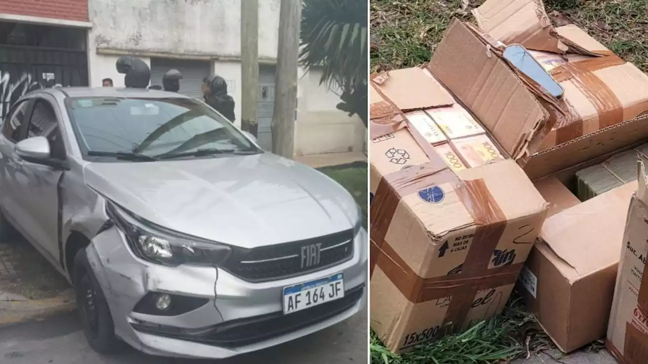 La Plata: la policía descubrió cajas con casi $28 millones en un auto