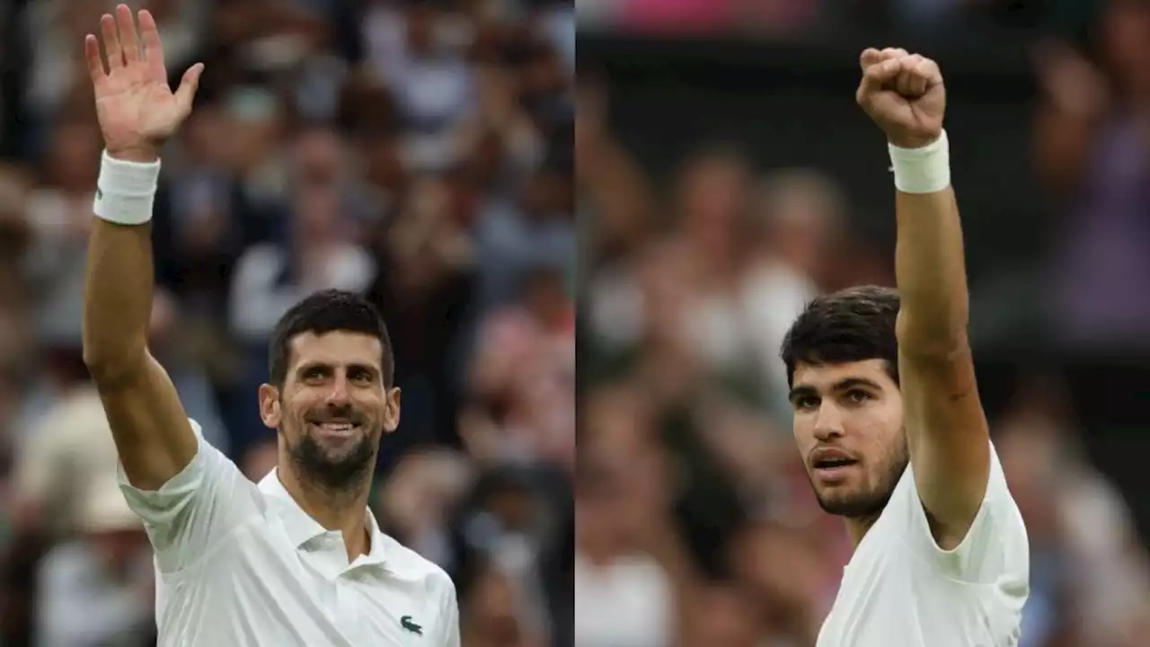 Wimbledon: Novak Djokovic y Carlos Alcaráz jugarán la final este domingo