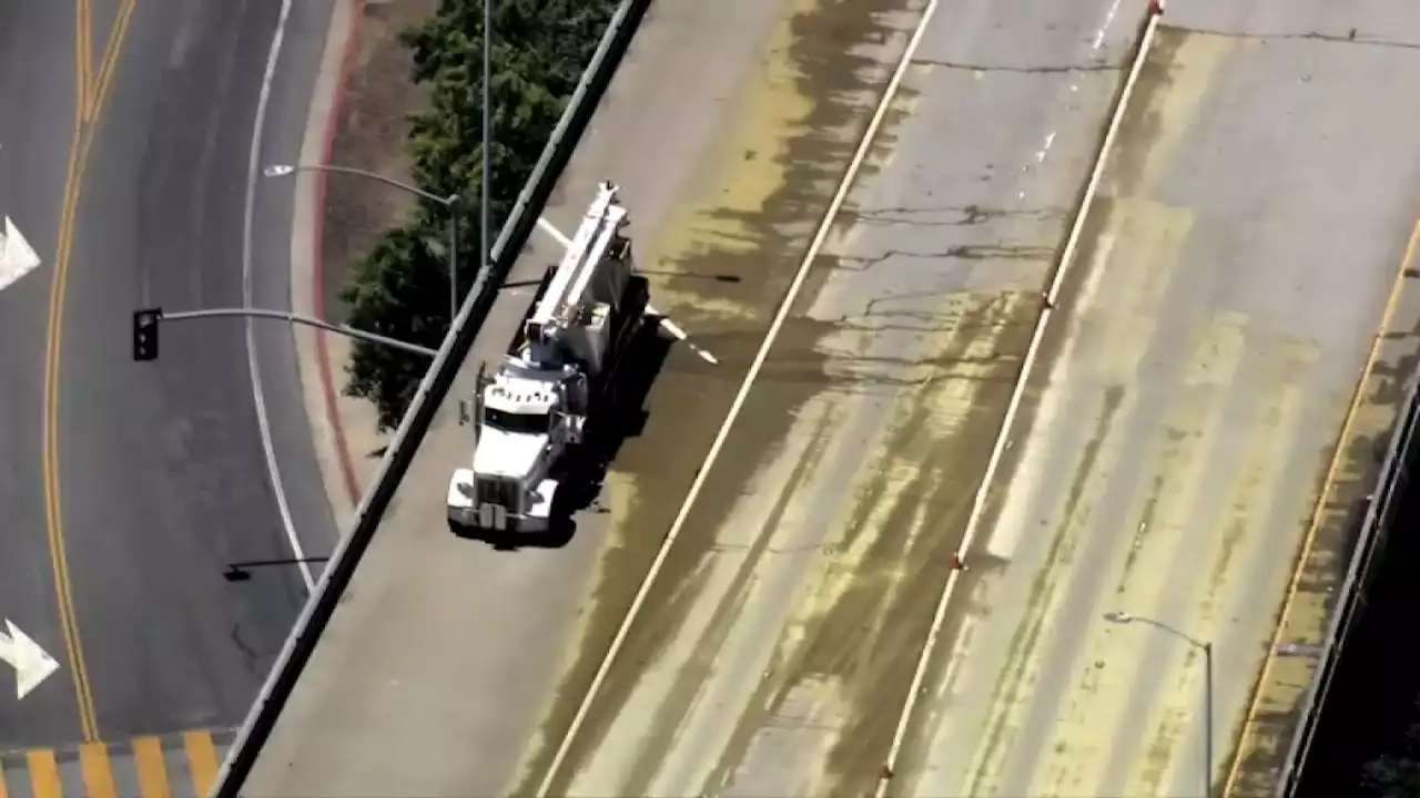 Eastbound Highway 92 in San Mateo closed due to hazardous material spill