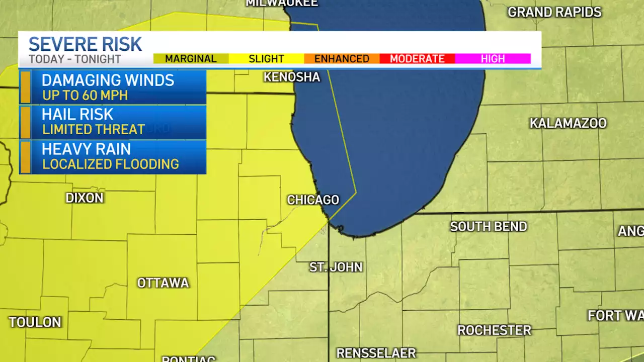 Severe weather threat for Chicago area upgraded as more storms expected to move in