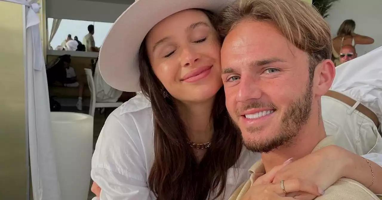 Football star James Maddison and girlfriend Kennedy share photos of new twins