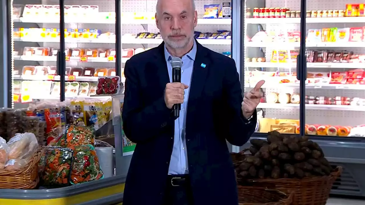 Desde un supermercado, Larreta prometió ajuste para bajar la inflación | “Retomar el camino que había iniciado Mauricio”