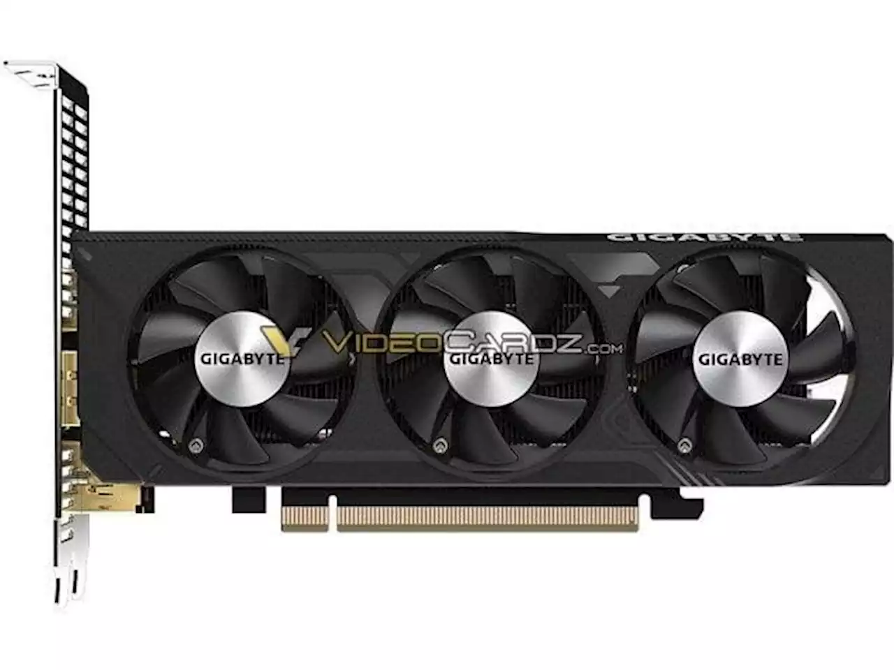 Leak zur Geforce RTX 4060: Triple-Fan-Design von Gigabyte nutzt Low-Profile-Format