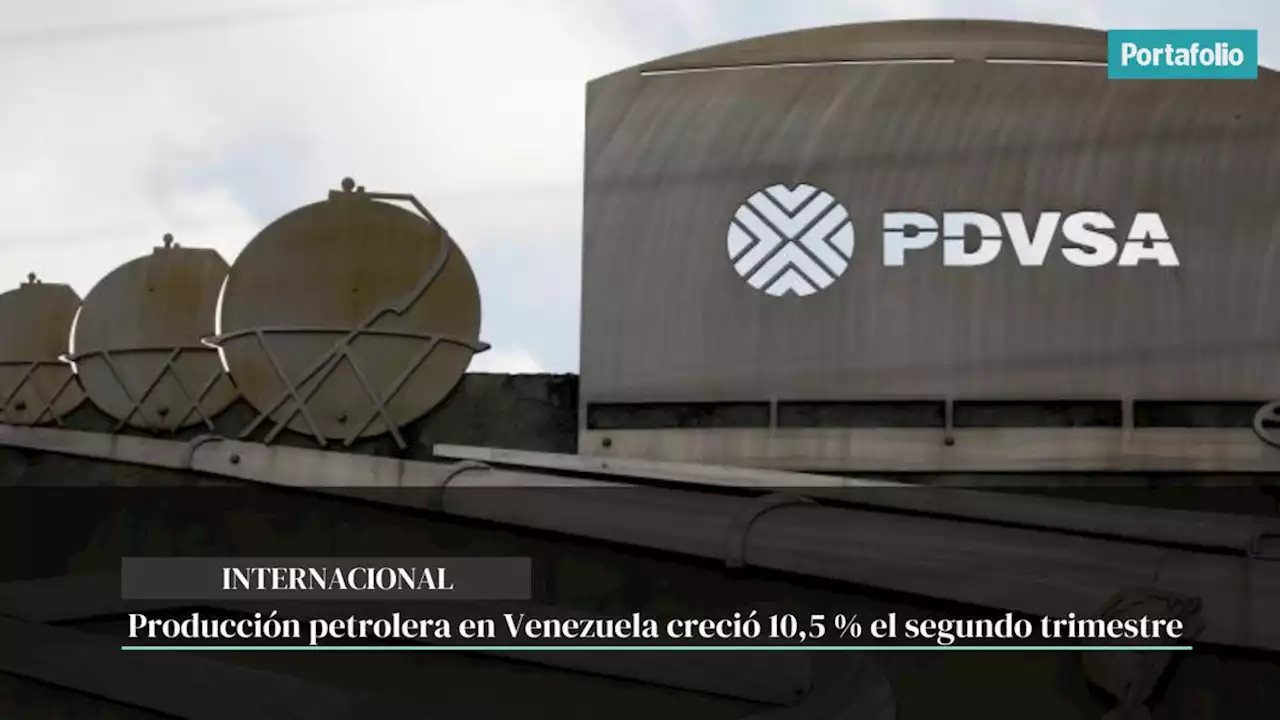 Producción petrolera en Venezuela creció 10,5 % el segundo trimestre