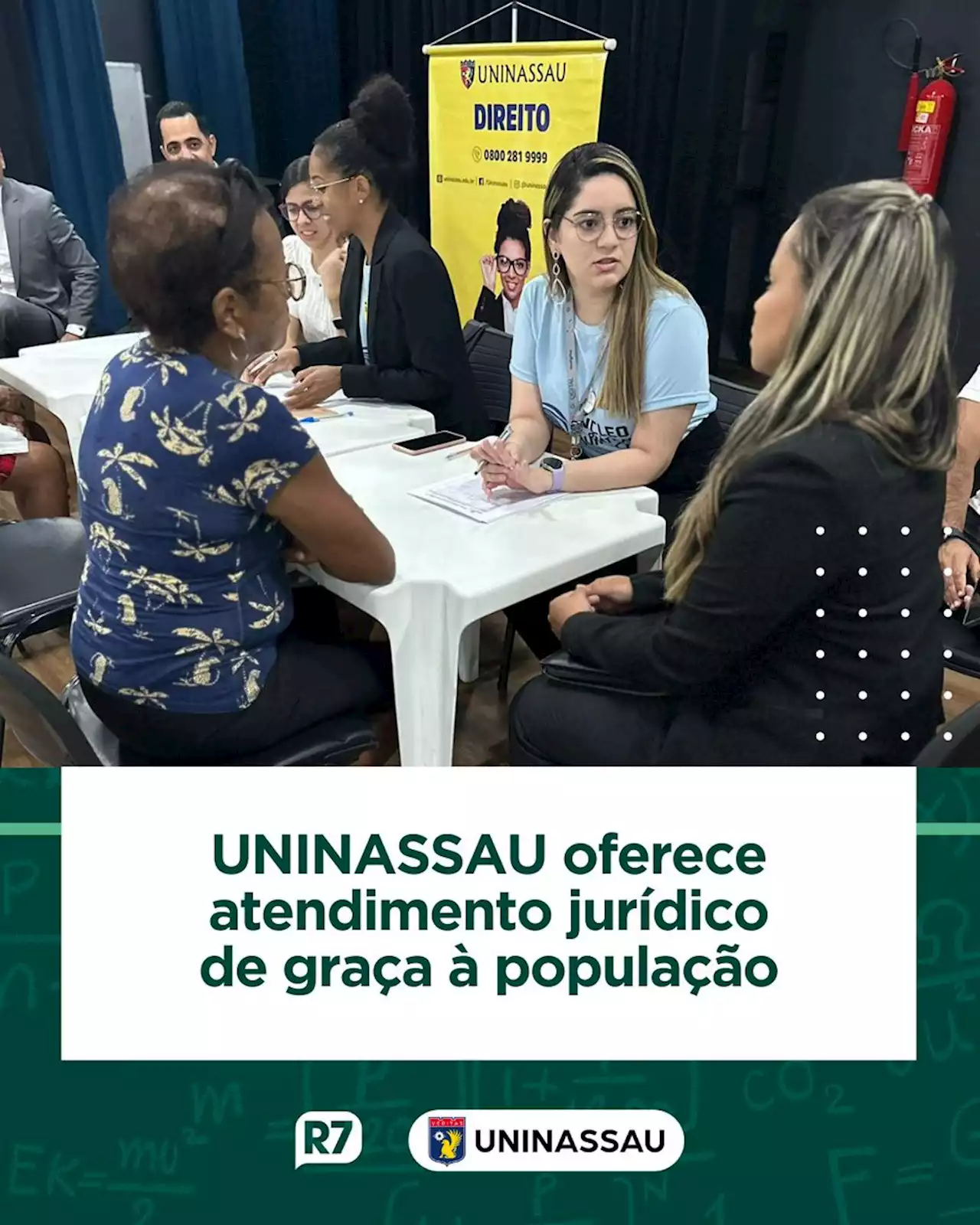 UNINASSAU oferece atendimento jurídico de graça à população