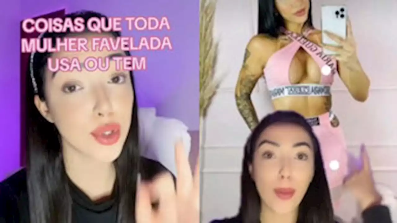 Tiktoker critica ‘roupas de mulheres faveladas’ e é detonada nas redes; assista