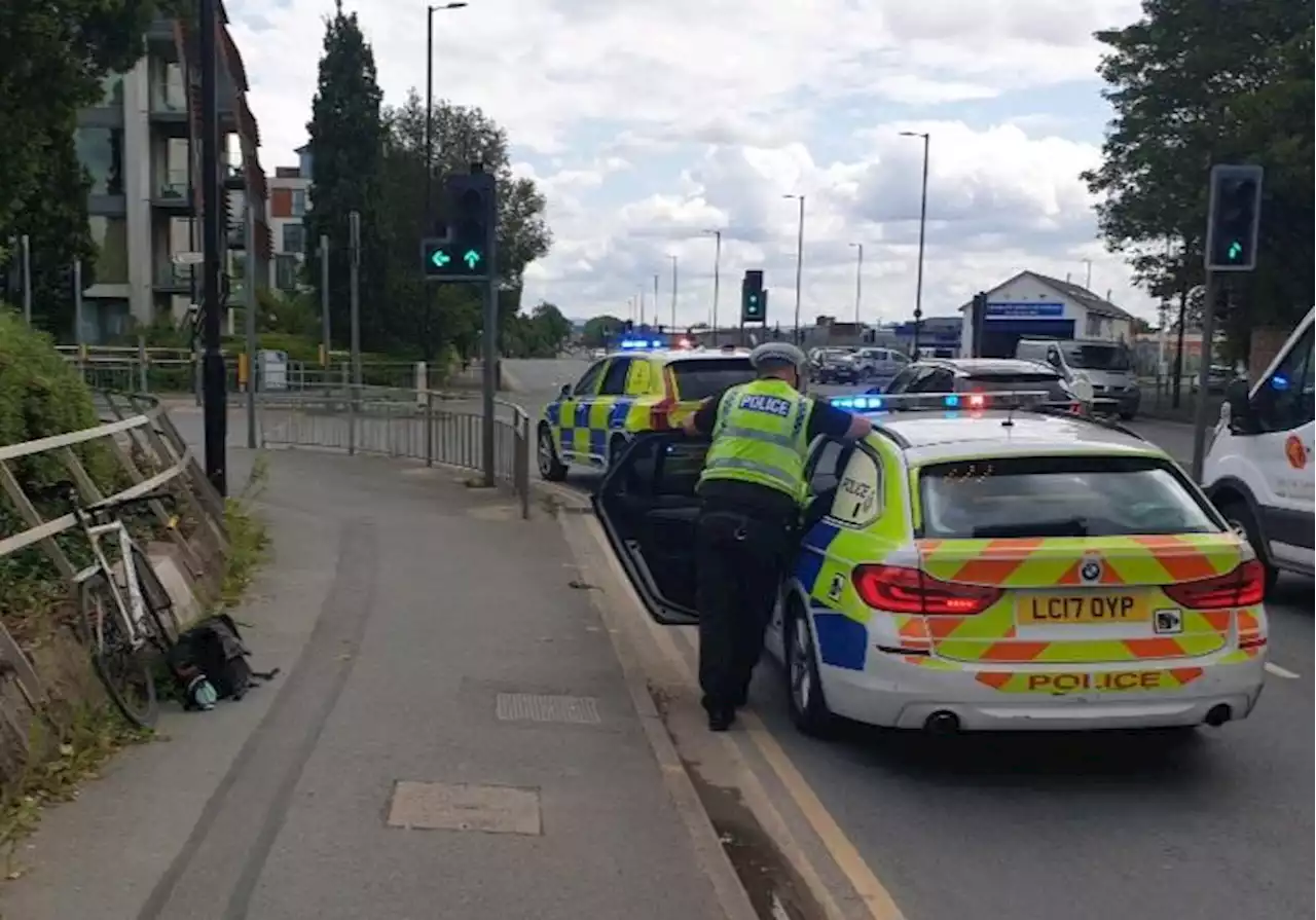 'We introduced him to rugby': Police boast of tackling cyclist who jumped red light + more on the live blog