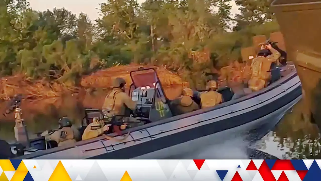 Ukraine conducts 'special operation' using speed boats and drones on Dnipro island