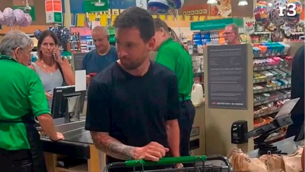 Fans trauten ihren Augen nicht! Plötzlich steht Lionel Messi an der Supermarkt-Kasse