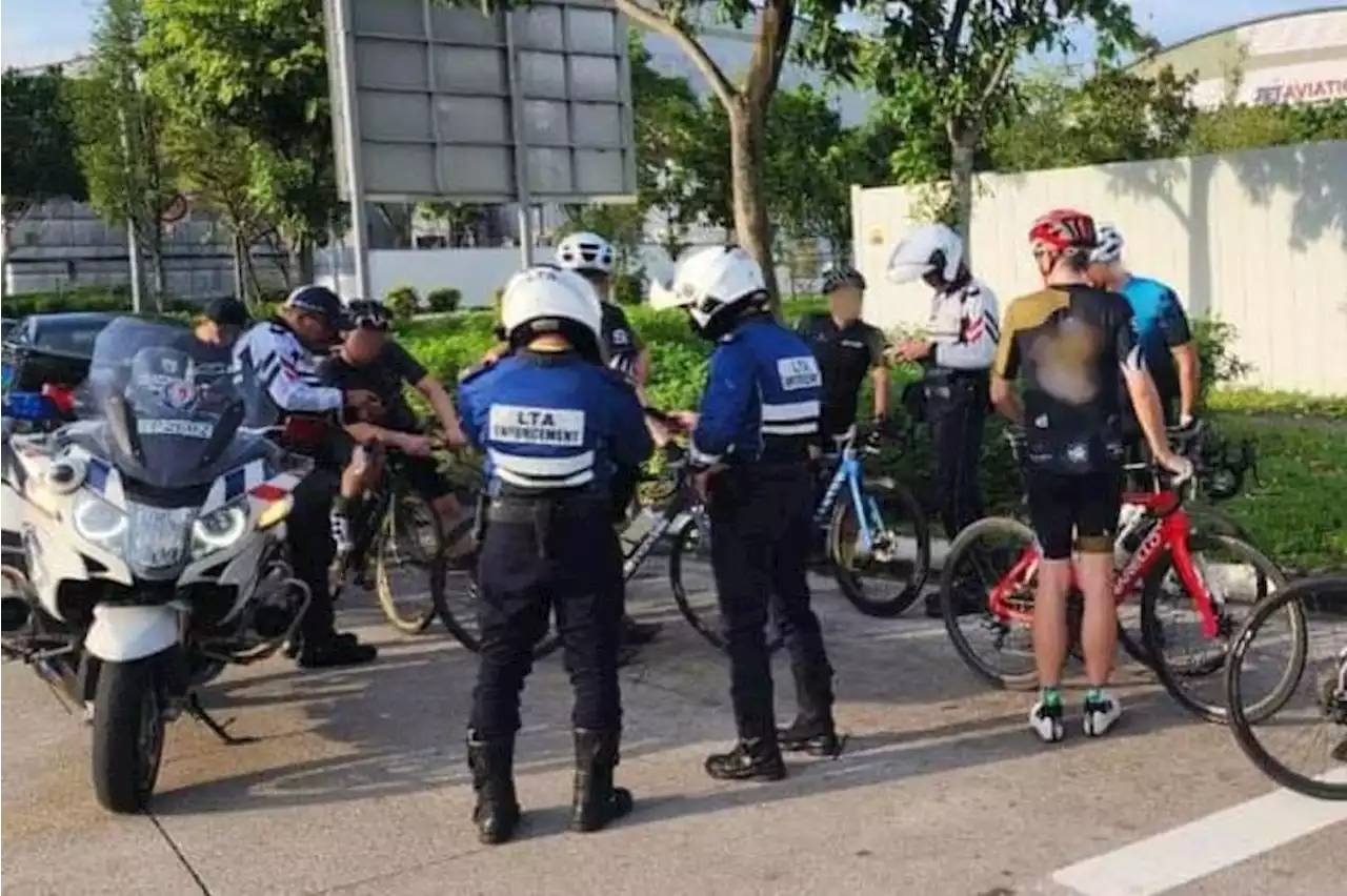 26 errant cyclists fined for flouting rule on group size