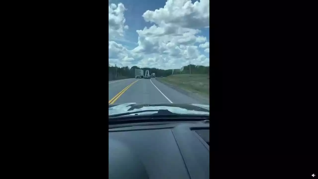 Video: OPP looking for driver caught on dash cam footage making an illegal pass