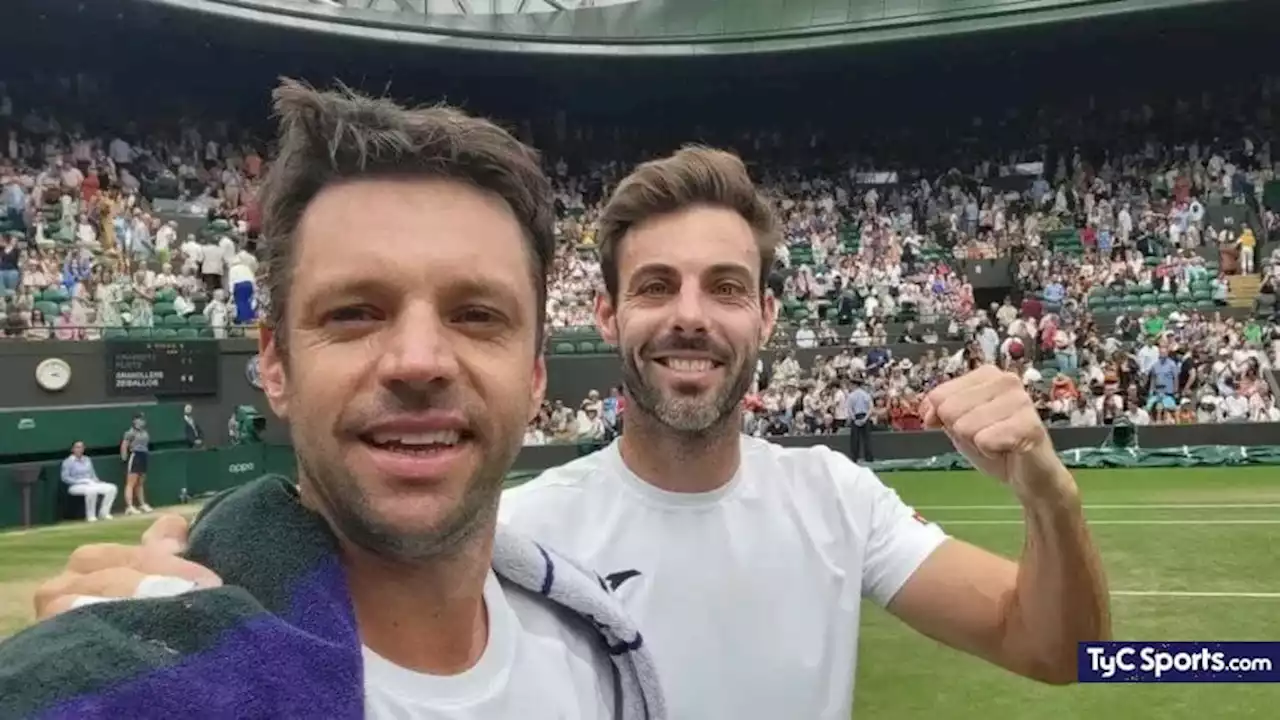 La 'peligrosa' broma de Granollers a Zeballos antes de la semifinal de Wimbledon: 'Si la seguía, le iba a dar algo' - TyC Sports