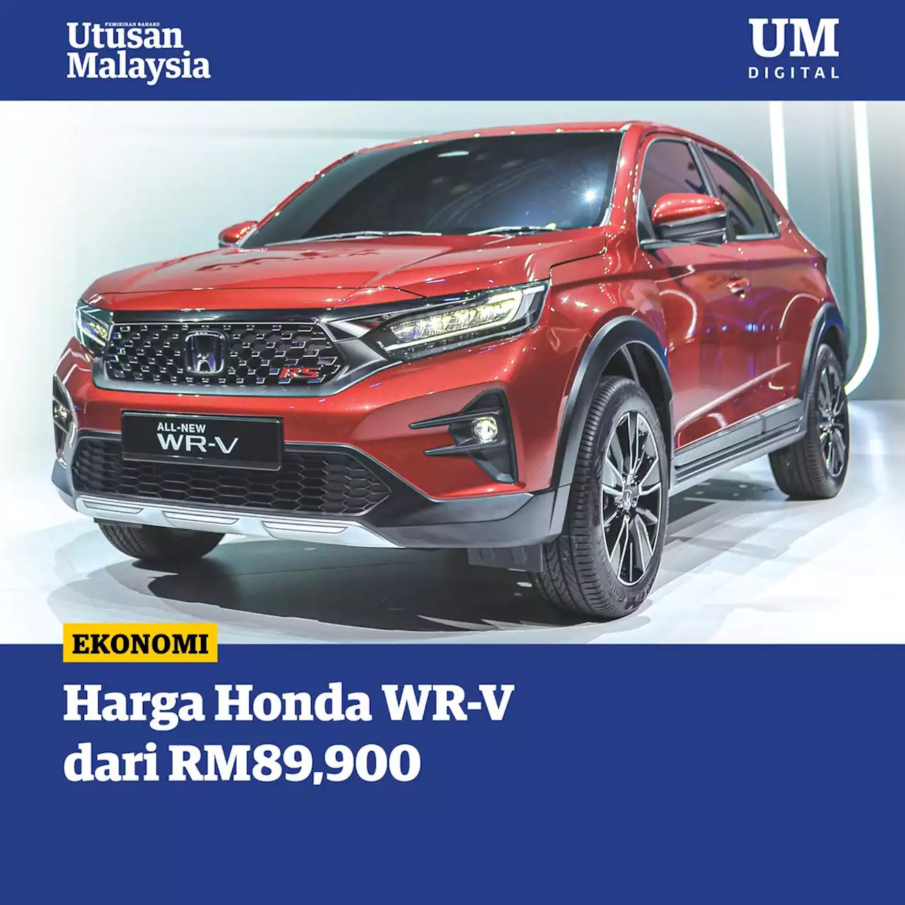 Harga Honda WR-V dari RM89,900