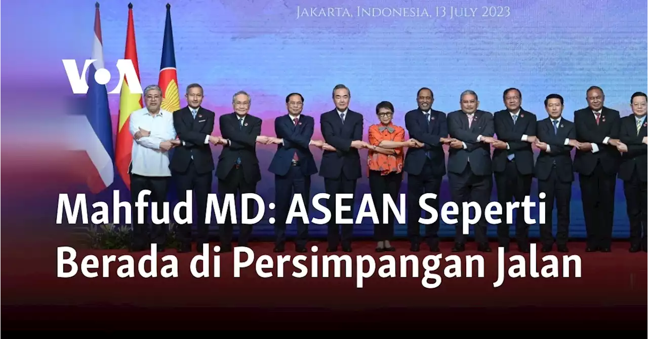 Mahfud MD: ASEAN Seperti Berada di Persimpangan Jalan