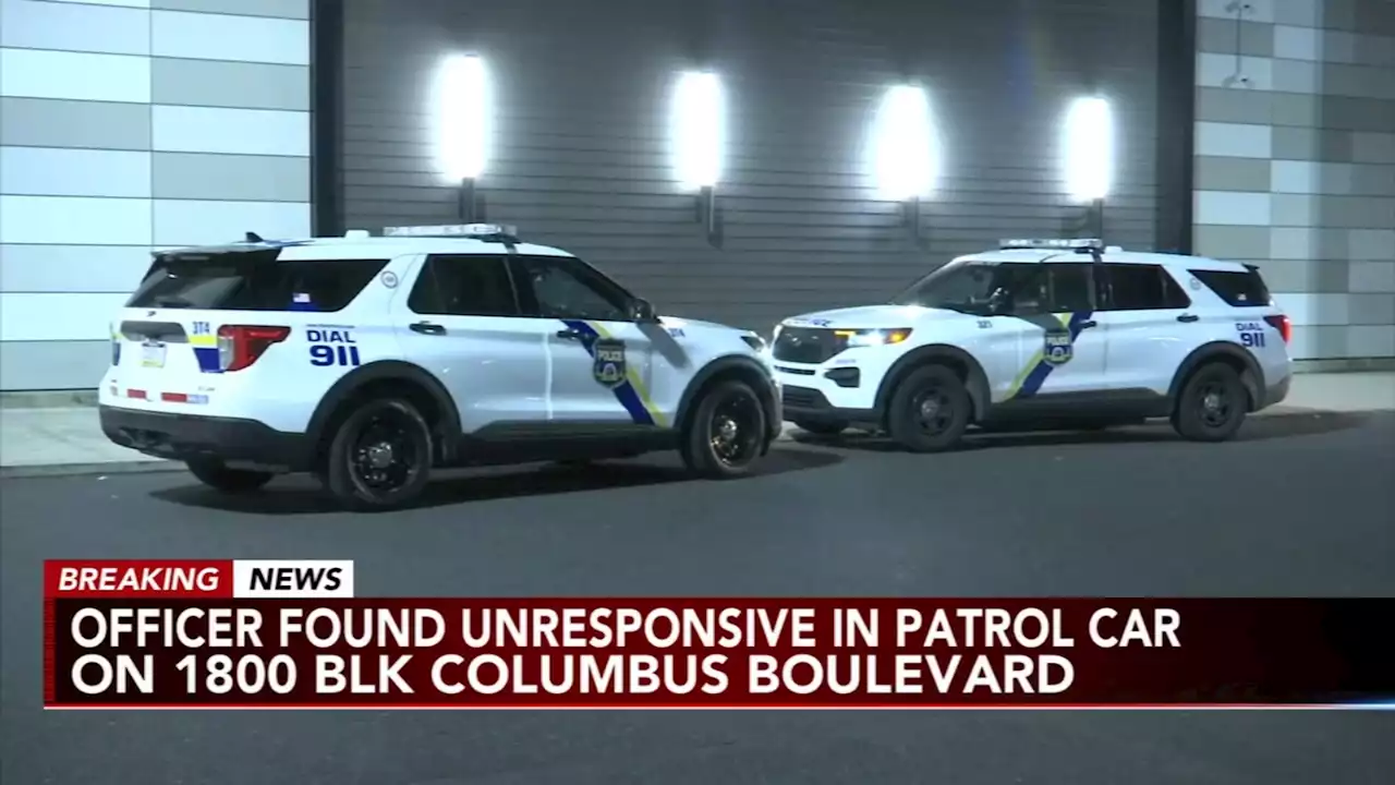 Philly police officer hospitalized after being found unresponsive in patrol car