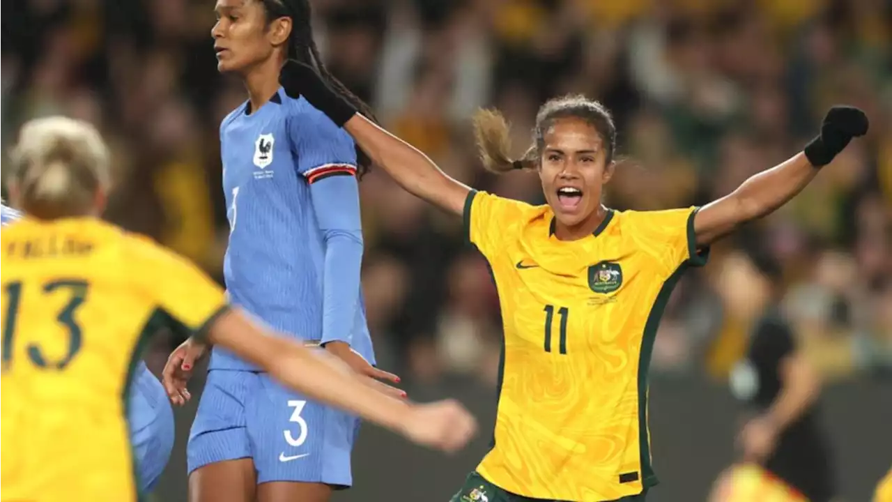 Matildas supersub stuns France in front of record crowd